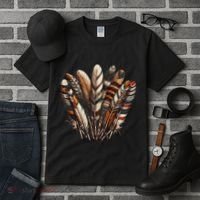Southwest Native American Indian Feather Tall T-Shirt thumb 3