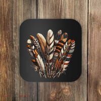 Southwest Native American Indian Feather Coaster thumb 0
