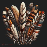 Southwest Native American Indian Feather Hat thumb 2