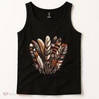 Southwest Native American Indian Feather Tank Top thumb 2
