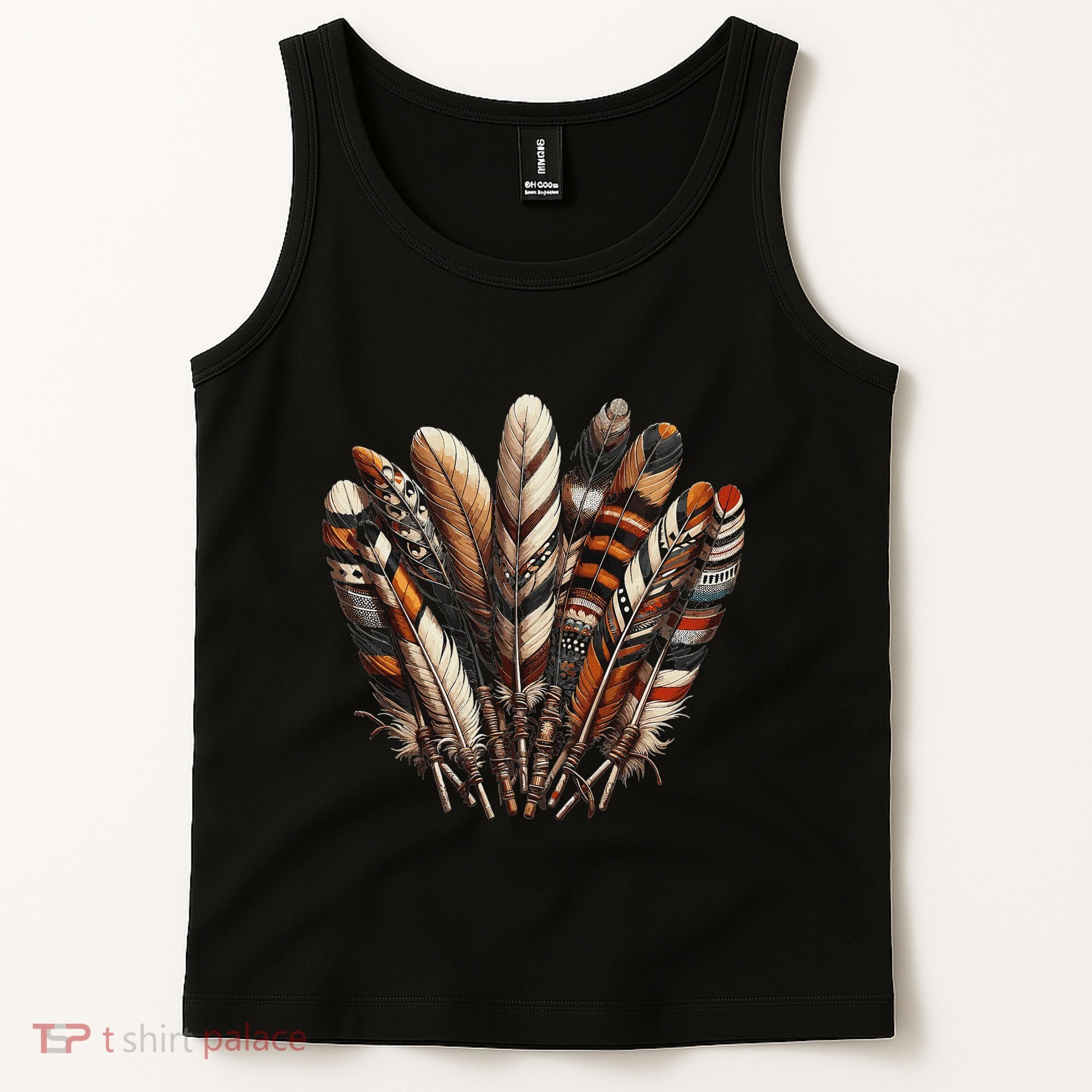 Southwest Native American Indian Feather Tank Top
