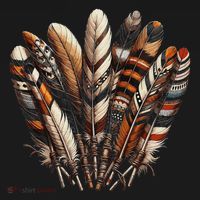 Southwest Native American Indian Feather Tank Top thumb 6