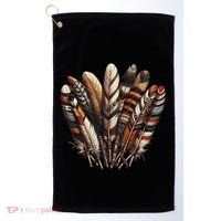 Southwest Native American Indian Feather Golf Towel thumb 0