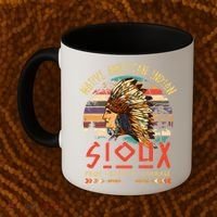 Sioux Native American Indian Pride Indigenous Tribe Cool Gift Coffee Mug thumb 2