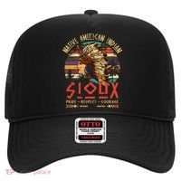 Sioux Native American Indian Pride Indigenous Tribe Cool Gift Hat thumb 0