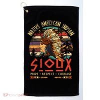 Sioux Native American Indian Pride Indigenous Tribe Cool Gift Golf Towel thumb 0