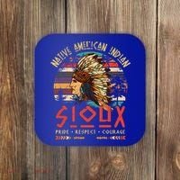 Sioux Native American Indian Pride Indigenous Tribe Cool Gift Coaster thumb 0