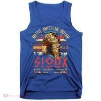 Sioux Native American Indian Pride Indigenous Tribe Cool Gift Tank Top thumb 0