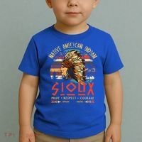 Sioux Native American Indian Pride Indigenous Tribe Cool Gift Toddler T-Shirt thumb 2