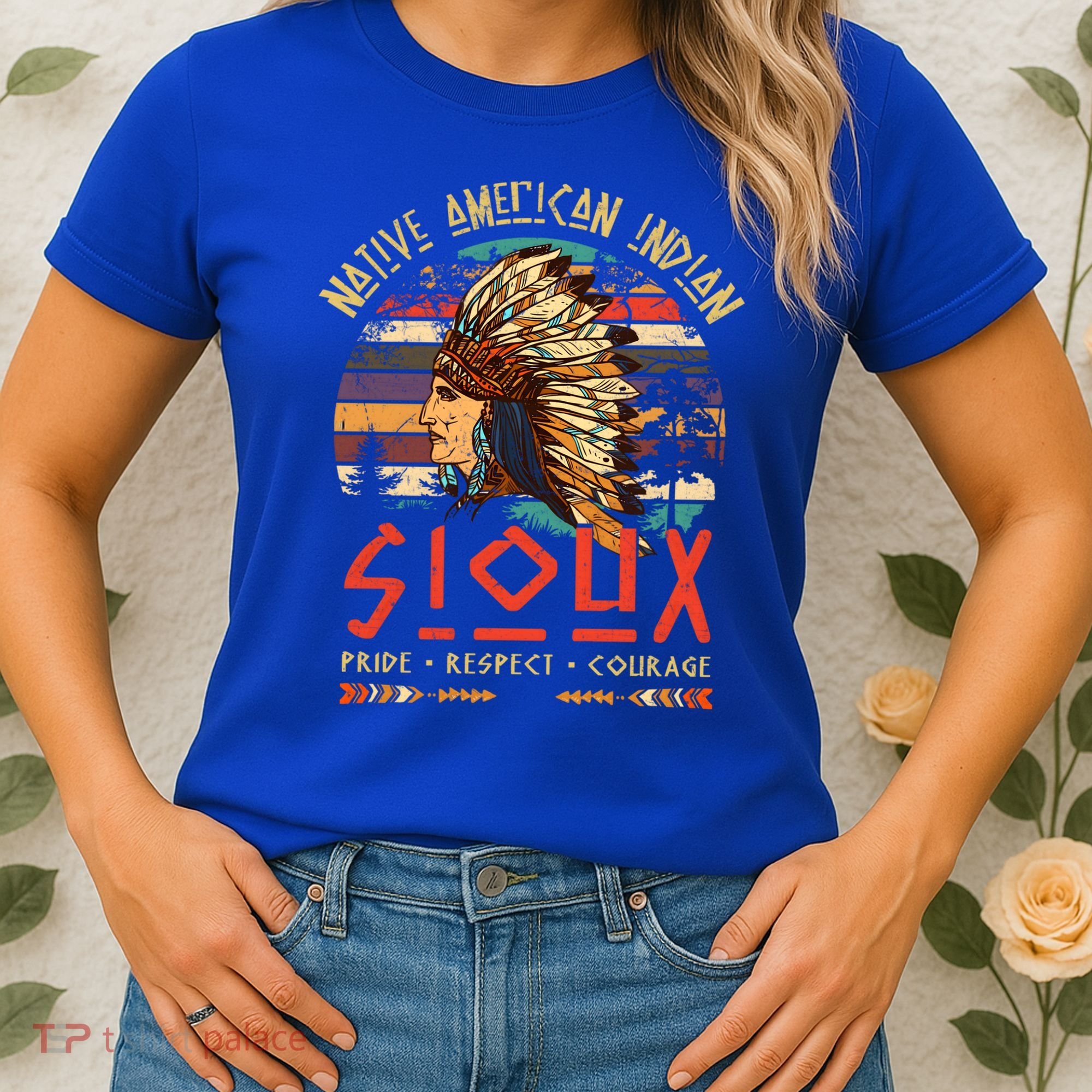 Sioux Native American Indian Pride Indigenous Tribe Cool Gift Women's T-Shirt