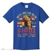 Sioux Native American Indian Pride Indigenous Tribe Cool Gift Kids T-Shirt thumb 0