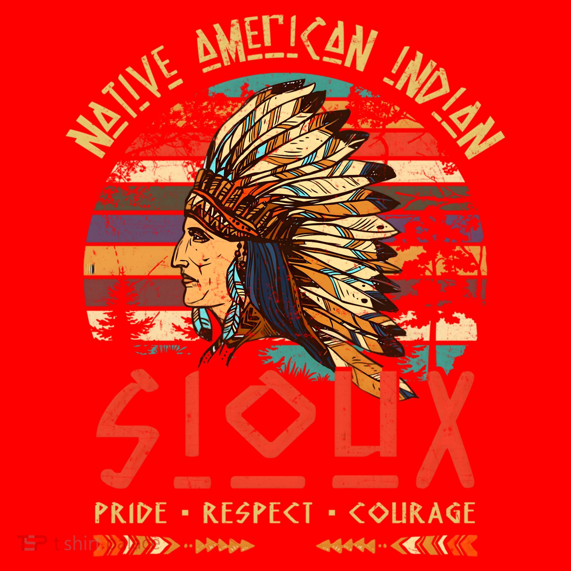 Sioux Native American Indian Pride Indigenous Tribe Cool Gift Santa Hat