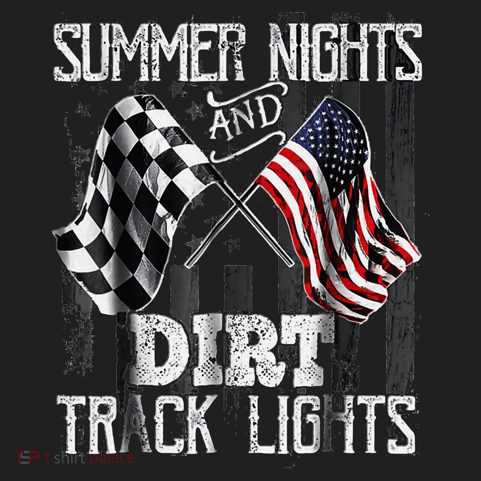 Summer Nights And Dirt Track Lights Sprint Car Racing Beanie