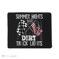 Summer Nights And Dirt Track Lights Sprint Car Racing Mousepad thumb 0
