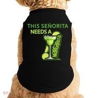 Señorita Needs A Margarita Cinco De Mayo Drinking Fiesta Doggie Tank thumb 0