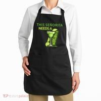 Señorita Needs A Margarita Cinco De Mayo Drinking Fiesta Apron thumb 2