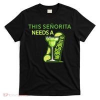 Señorita Needs A Margarita Cinco De Mayo Drinking Fiesta T-Shirt thumb 0
