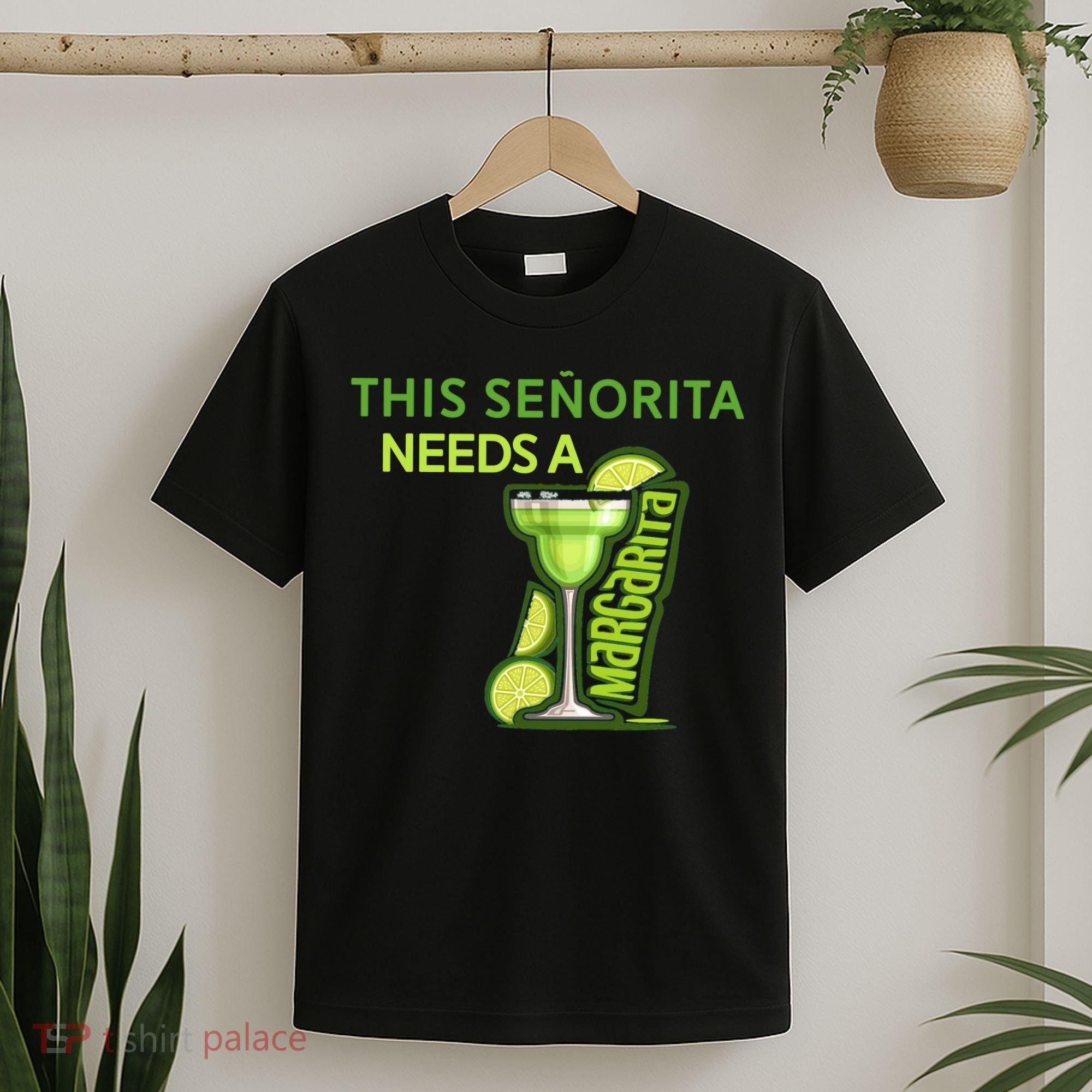 Señorita Needs A Margarita Cinco De Mayo Drinking Fiesta T-Shirt
