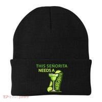Señorita Needs A Margarita Cinco De Mayo Drinking Fiesta Beanie thumb 0