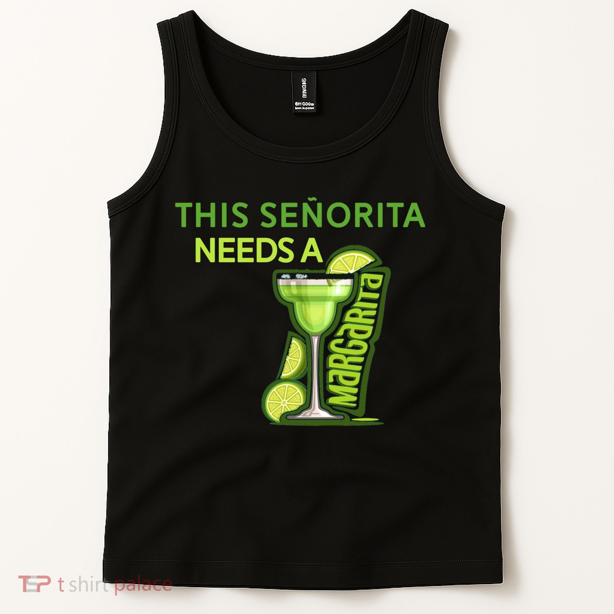 Señorita Needs A Margarita Cinco De Mayo Drinking Fiesta Tank Top