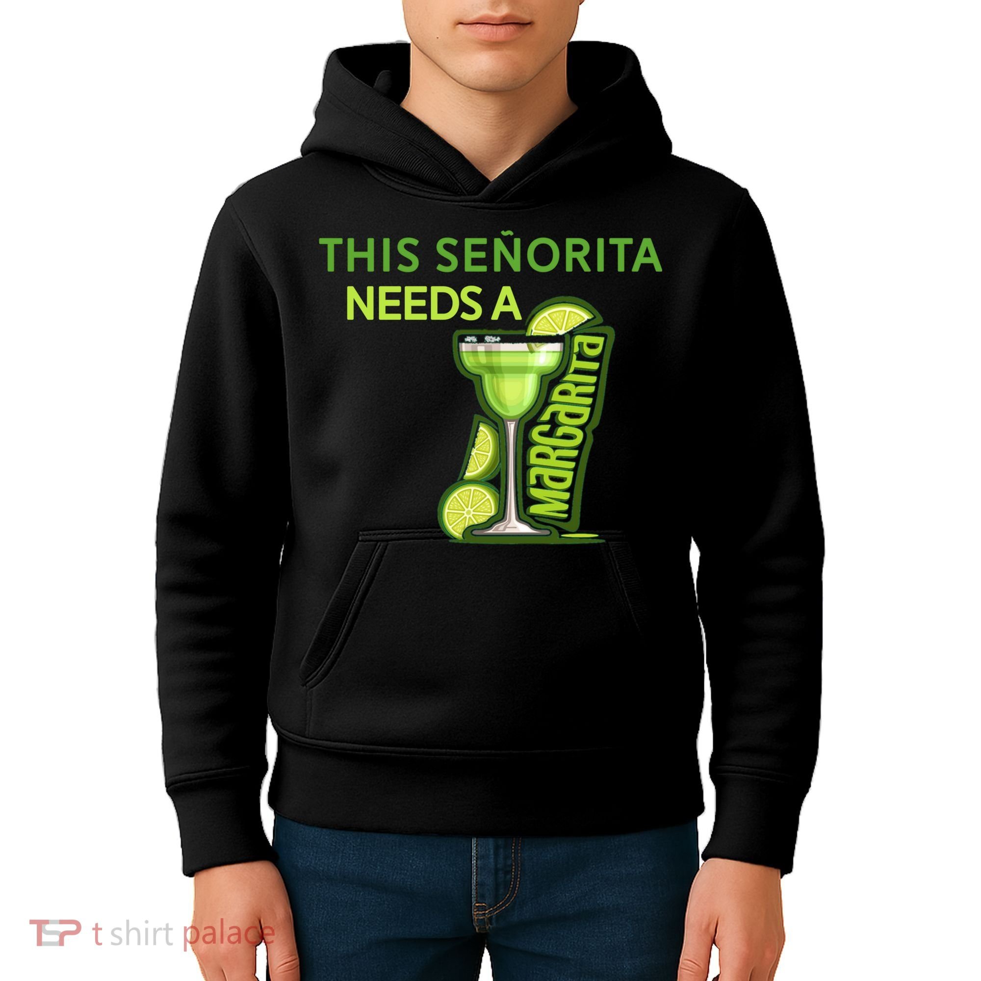 Señorita Needs A Margarita Cinco De Mayo Drinking Fiesta Kids Hoodie