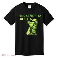 Señorita Needs A Margarita Cinco De Mayo Drinking Fiesta Kids T-Shirt thumb 0