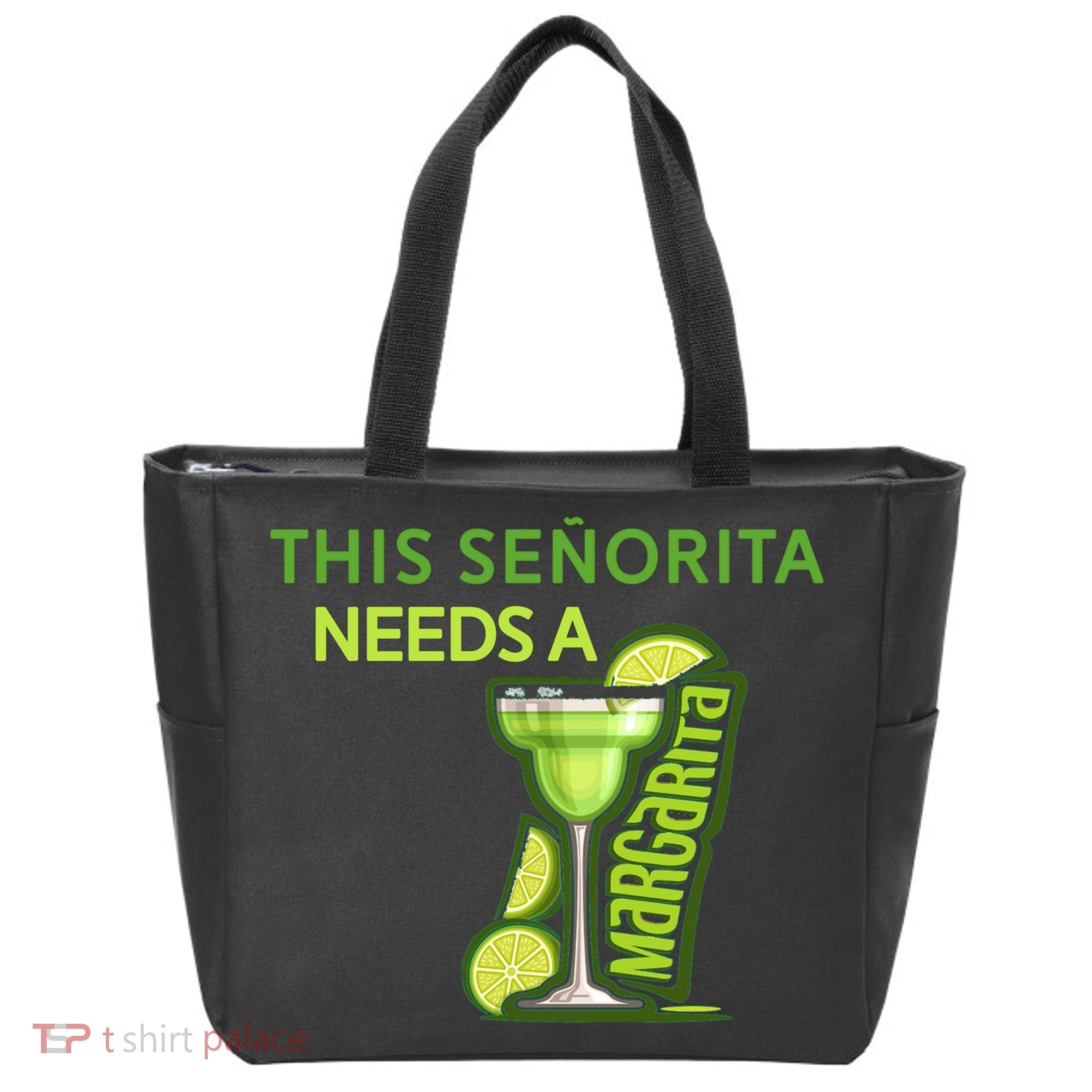 Señorita Needs A Margarita Cinco De Mayo Drinking Fiesta Tote Bag