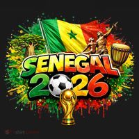 SENEGAL North America Soccer Tournament 2026 Long Sleeve Shirt thumb 2