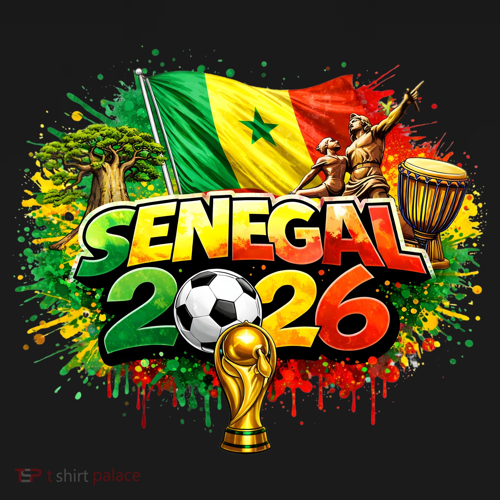 SENEGAL North America Soccer Tournament 2026 Baby Bodysuit
