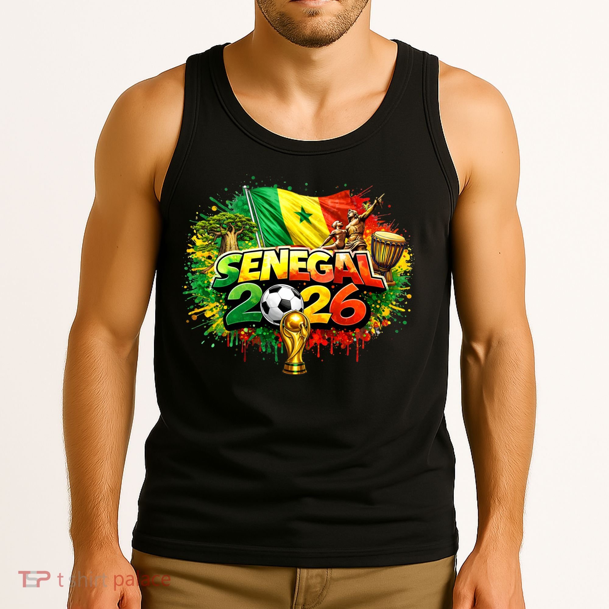 SENEGAL North America Soccer Tournament 2026 Tank Top