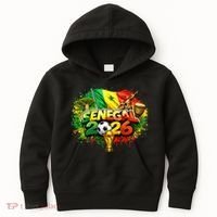 SENEGAL North America Soccer Tournament 2026 Kids Hoodie thumb 0