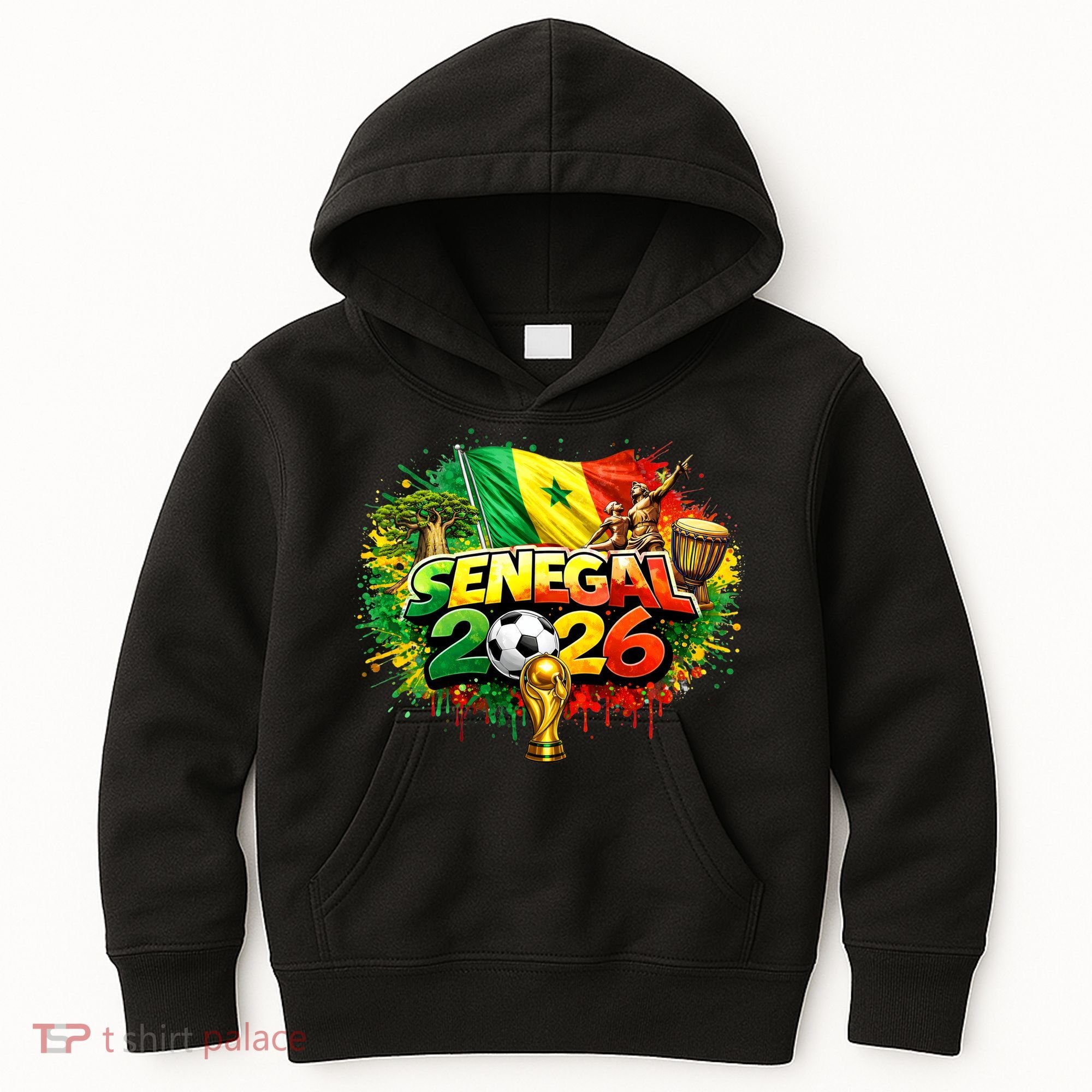 SENEGAL North America Soccer Tournament 2026 Kids Hoodie