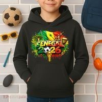 SENEGAL North America Soccer Tournament 2026 Kids Hoodie thumb 2