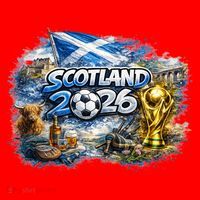 SCOTLAND North America Soccer Tournament 2026 Santa Hat thumb 1
