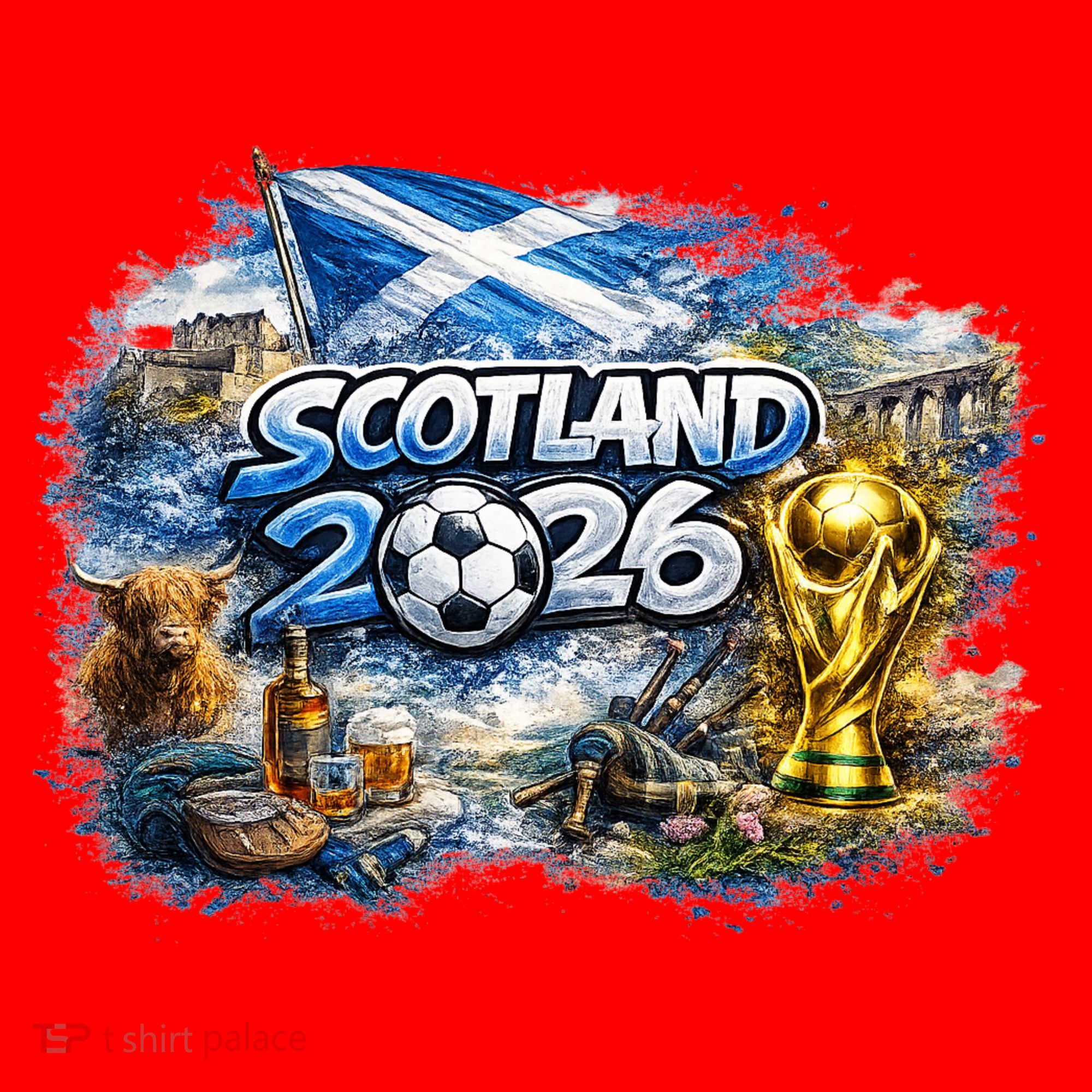 SCOTLAND North America Soccer Tournament 2026 Santa Hat