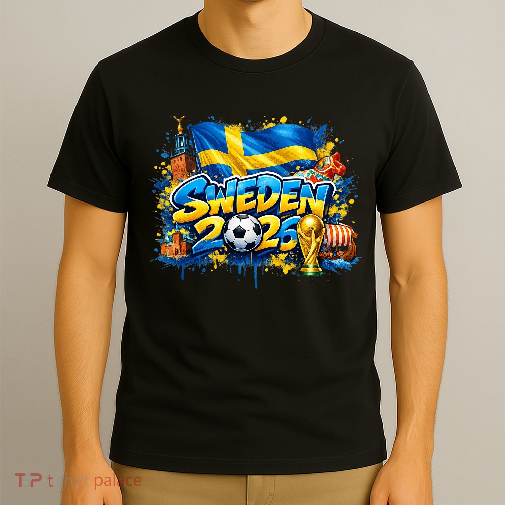 SWEDEN North America Soccer Tournament 2026 T-Shirt