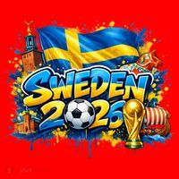 SWEDEN North America Soccer Tournament 2026 Santa Hat thumb 1