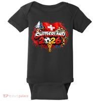 SWETZELAND North America Soccer Tournament 2026 Baby Bodysuit thumb 0