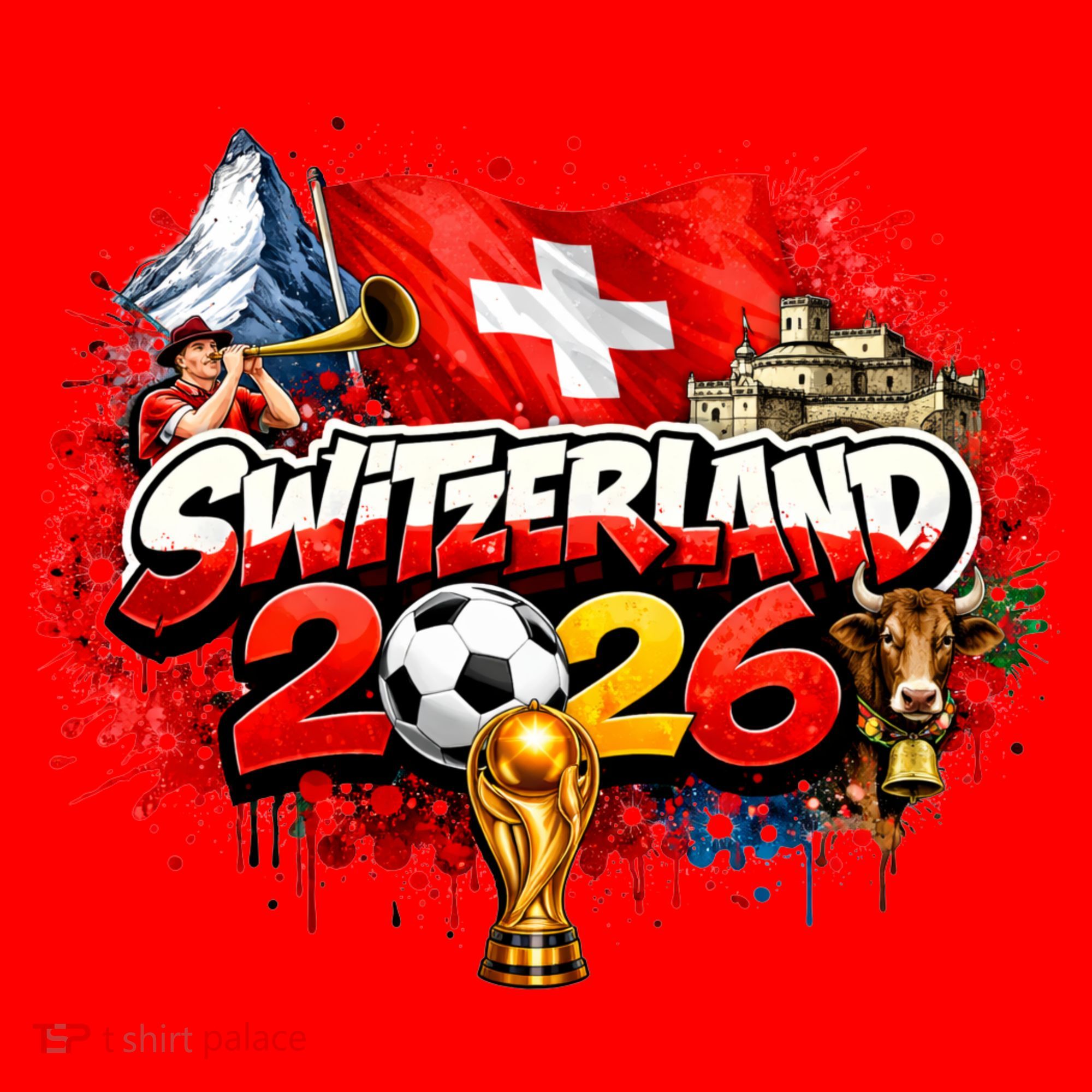 SWETZELAND North America Soccer Tournament 2026 Santa Hat
