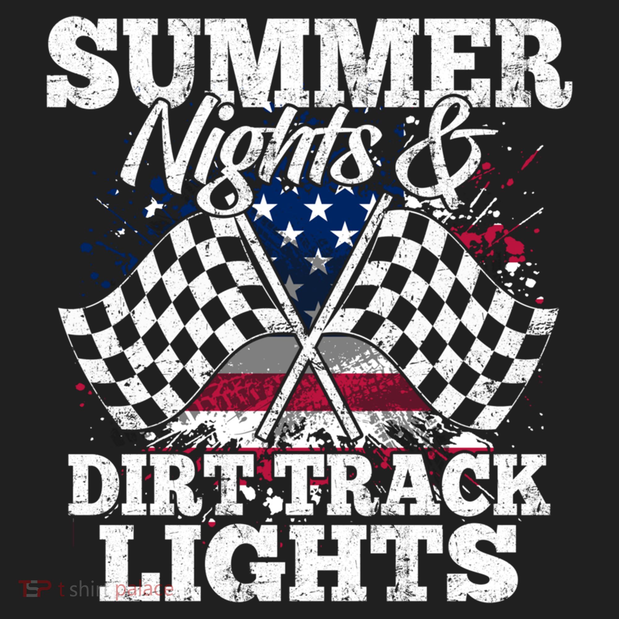 Summer Nights And Dirt Track Lights Racing Driver Funny Gift Cute Gift Women's Sweatshirt