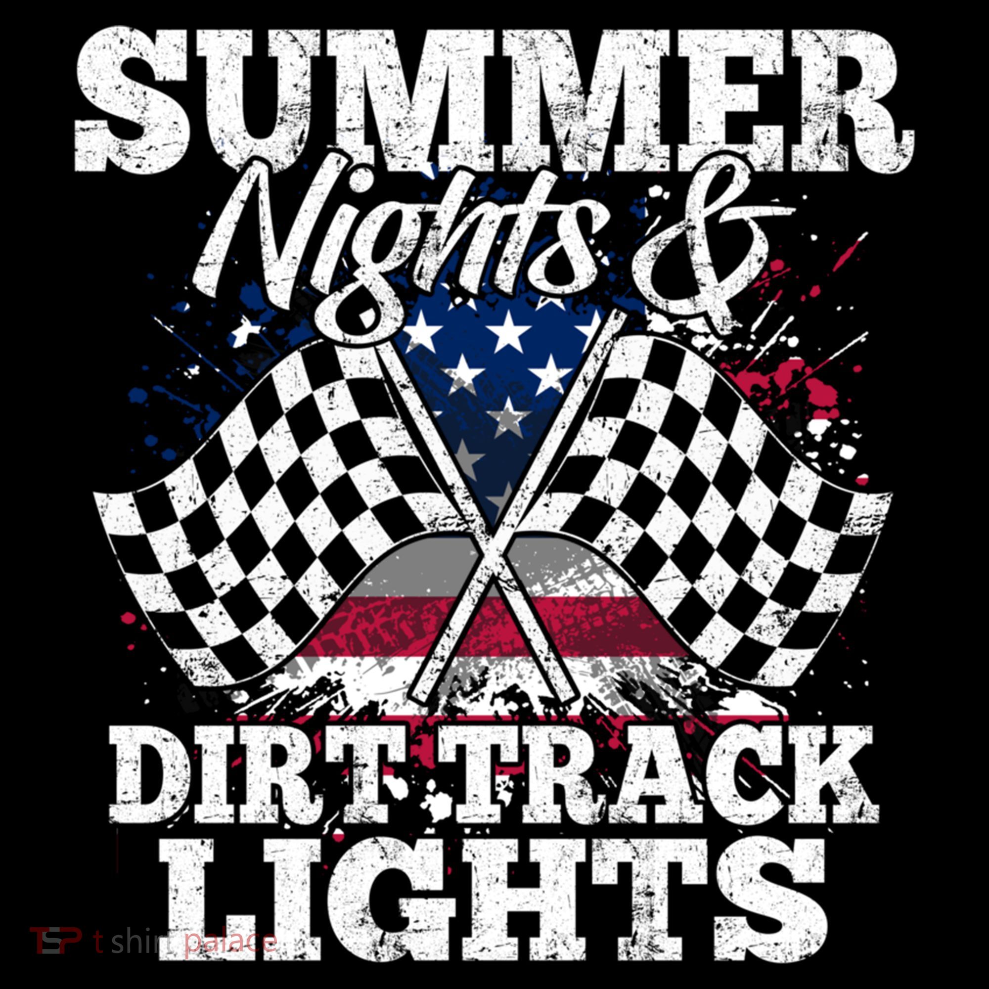 Summer Nights And Dirt Track Lights Racing Driver Funny Gift Cute Gift Coffee Mug
