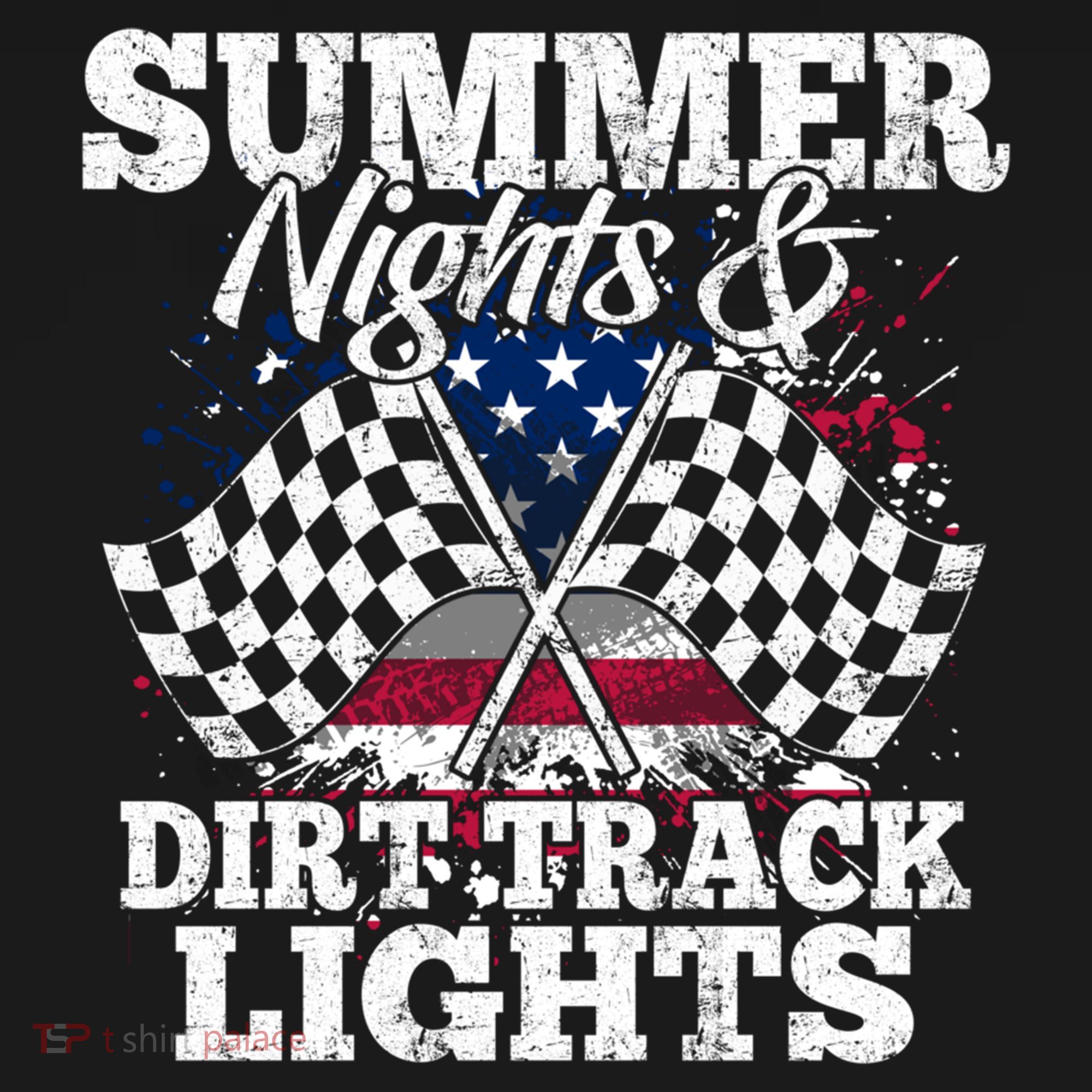Summer Nights And Dirt Track Lights Racing Driver Funny Gift Cute Gift Women's Hoodie