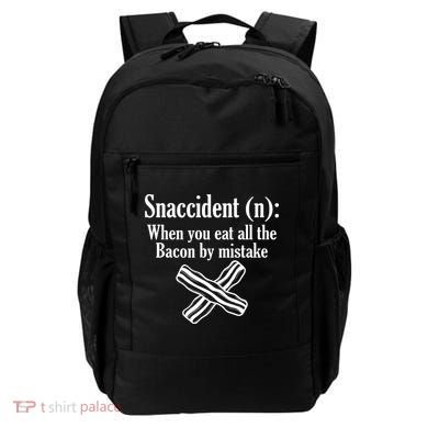 Snaccident Definition Bacon Backpack