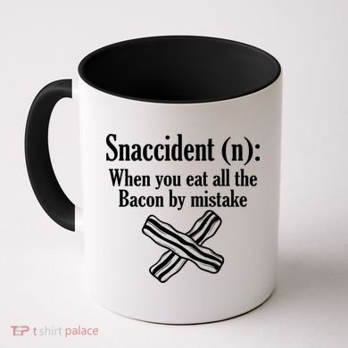 Snaccident Definition Bacon Coffee Mug