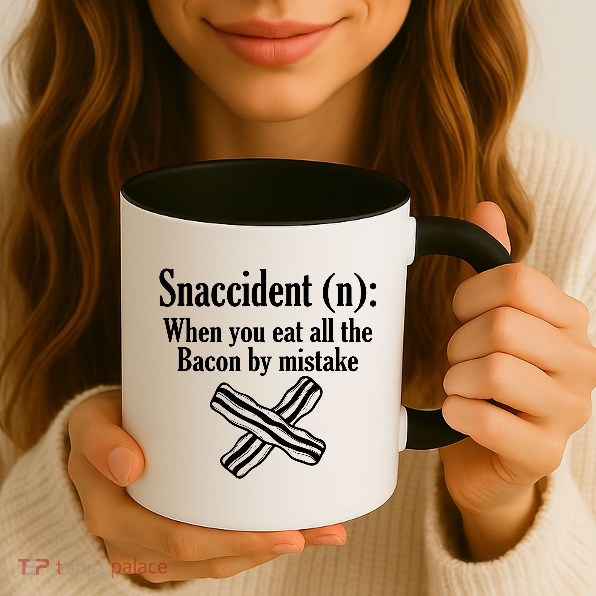 Snaccident Definition Bacon Coffee Mug