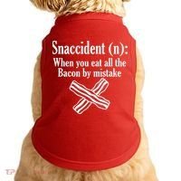 Snaccident Definition Bacon Doggie Tank thumb 0