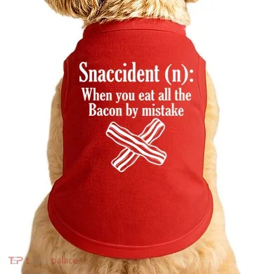 Snaccident Definition Bacon Doggie Tank