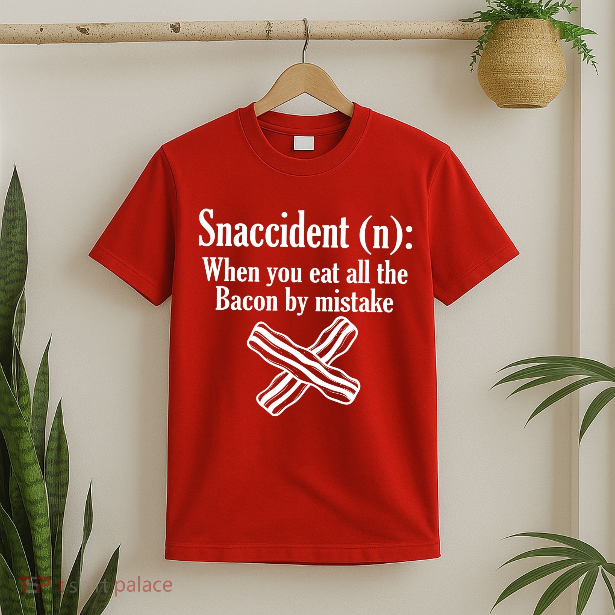 Snaccident Definition Bacon T-Shirt