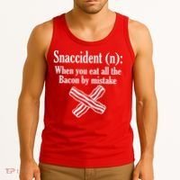 Snaccident Definition Bacon Tank Top thumb 3