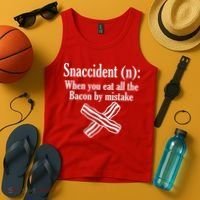 Snaccident Definition Bacon Tank Top thumb 4
